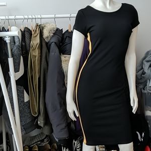 Vintage 90s Sporty Backless Bodycon Dress